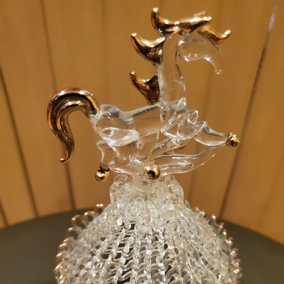 Blown Glass Carosel - Picture 3 of 5